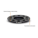 Mishimoto Wheel Spacers - 5x120 - 72.6 - 12 - M14 - Black
