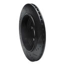 R1 11-25 Dodge Durango Front & Rear Drilled & Slotted Black Brake Rotor Set