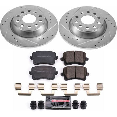 Power Stop 2015 Audi Q3 Front & Rear Z23 Evolution Sport Brake Kit
