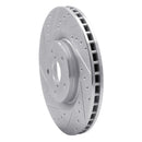 R1 19-23 Subaru Ascent Front & Rear Drilled & Slotted Silver Brake Rotor Set