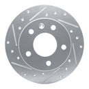 R1 20-25 Buick Encore GX Rear Left Drilled & Slotted Silver Brake Rotor