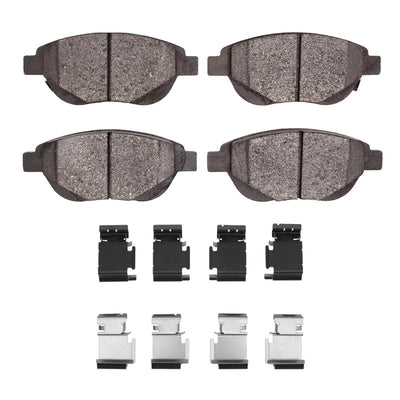 DFC 12-19 Fiat 500 Front Geospec Rotors w/4000 HybriDynamic Brake Pads w/Hardware