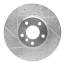 R1 07-19 BMW X5 Front & Rear Drilled & Slotted Silver Brake Rotor Set
