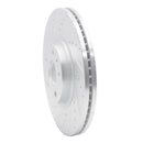 R1 13-20 Ford Fusion Front Left Drilled & Slotted Silver Brake Rotor