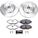 Power Stop 16-18 Audi TT Quattro Front & Rear Z26 Street Warrior Brake Kit