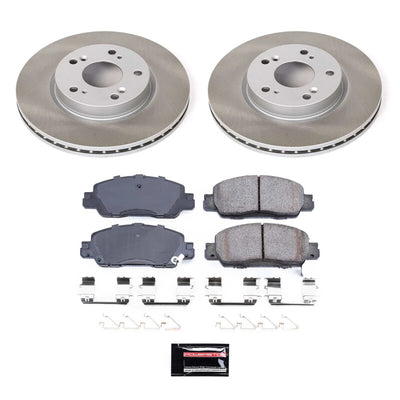 Power Stop 16-17 Honda Accord Front and Rear Semi-Coated Rotor Kit