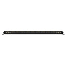 Go Rhino Xplor Blackout Combo Series Sgl Row LED Light Bar w/Amber (Side/Track Mount) 31.5in. - Blk