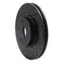 R1 15-21 Subaru Outback Front & Rear Drilled & Slotted Black Brake Rotor Set