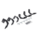 Go Rhino 15-22 Ram 1500 QC 4DR (Clssc Bdy) RB20 Slim Running Boards Kit (w/Brackets) - Bedliner Coat