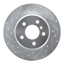 R1 00-06 BMW X5 Front Drilled & Slotted Silver Brake Rotor Set