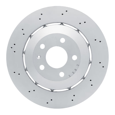 DFC 13-15 Audi RS5 Rear Drilled Hi-Carbon Alloy Geomet Coated Rotor