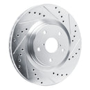 R1 22-24 Subaru WRX Front & Rear Drilled & Slotted Silver Brake Rotor Set