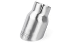 APR Double-Walled 3.5in Slash-Cut Tips - Brushed Silver - Set of 2
