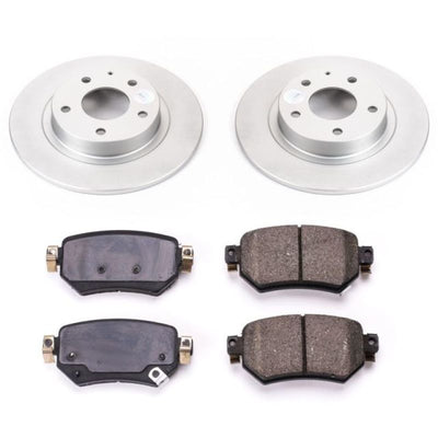 Power Stop 2021 Mazda 6 Front & Rear Z17 Coated Brake Kit