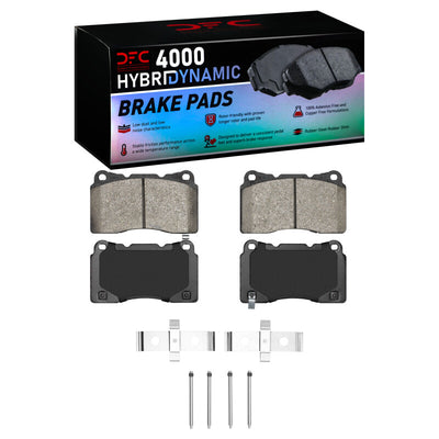 DFC 14-21 Tesla S Front Rotors w/4000 HybriDynamic Brake Pads w/Hardware