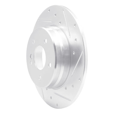 R1 96-09 Mercedes-Benz C230 Front & Rear Drilled & Slotted Silver Brake Rotor Set