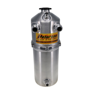 Peterson Fluid Systems Oil Tank L/W 2Pc 2 Gallon Dual Return