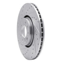 R1 99-10 Chevrolet ASTRA (Mexico) Front Left Drilled & Slotted Silver Brake Rotor