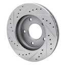 R1 69-78 Cadillac Eldorado Front Right Rear Right Drilled & Slotted Silver Brake Rotor