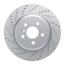 R1 17-25 BMW 330i Front & Rear Drilled & Slotted Silver Brake Rotor Set