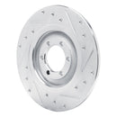 R1 75-79 Alfa Romeo ALFETTA Rear Right Drilled & Slotted Silver Brake Rotor