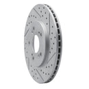 R1 91-96 Acura Nsx Rear Right Drilled & Slotted Geo-Carbon Rotor