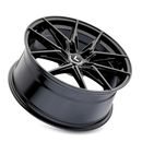 Kraze KR196 Evolve 20x9 / 5x120 BP / 35mm Offset / 72.56mm Hub Gloss Black Wheel