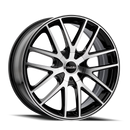 Touren 3260 TR60 17x7.5 / 5x108/114.3 BP / 42mm Offset / 72.62mm Hub Gloss Black Machined Wheel