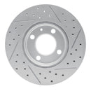 R1 86-8 Volkswagen Passat (USA/Canada)/Jetta Sedan Front Left Drill & Slot Geo-Carbon Rotor