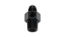 Vibrant -6AN Male to 1/4in NPT Male Union Adapter Fitting w/ 1/8in NPT Port