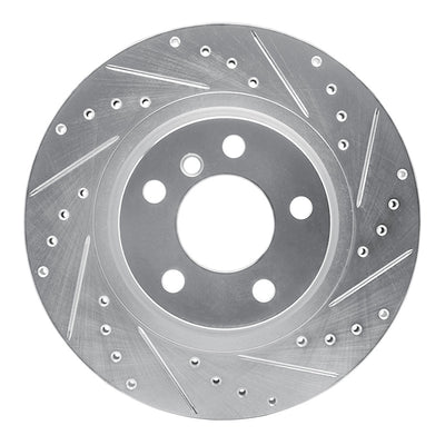 R1 11-18 BMW X3 Front & Rear Drilled & Slotted Silver Brake Rotor Set