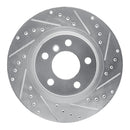 R1 11-18 BMW X3 Front & Rear Drilled & Slotted Silver Brake Rotor Set