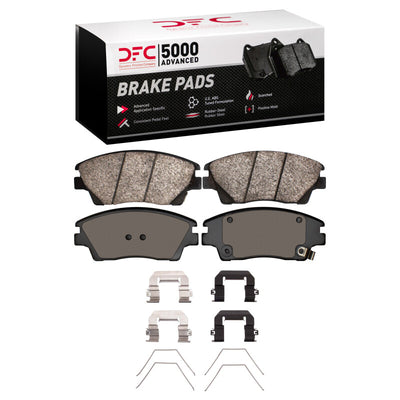 DFC 16-22 Hyundai Elantra Front Geospec Rotors with 5000 Advanced Brake Pads w/Hardware