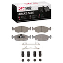 DFC 12-19 Fiat 500 (USA/Canada) Front 5000 Advanced Ceramic Brake Pads and Hardware Kit