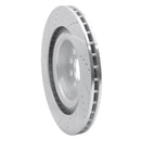 R1 12-21 Tesla X Front & Rear Drilled & Slotted Silver Brake Rotor Set