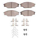 DFC 85-93 Toyota Pickup Front 5000 Advanced Ceramic Brake Pads and Hardware Kit