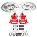 Power Stop 05-10 Volkswagen Jetta Front & Rear Z26 Street Warrior Brake Kit w/Calipers