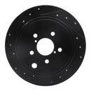 R1 13-20 ScIon FR-S Front & Rear Drill/Slot Black Rotors w/Optimum Pads