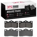 DFC 83-84 Toyota Cressida Rear 5000 Advanced Ceramic Brake Pads