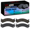 DFC 01-10 GMC Sierra 3500 4WD Rear 4000 Hybridynamic Brake Pads