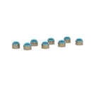 BLOX Racing Honda 5.5mm Valve Stem Seals Blue FKM - Set of 16 (Fits Both Intake & Exhaust)