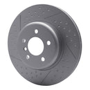 DFC 13-21 BMW 428i Rear GeoSPEC Coated Rotor - Dimpled and Slotted