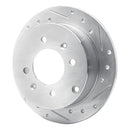 R1 99-06 Hyundai SONATA Rear Right Drilled & Slotted Silver Brake Rotor