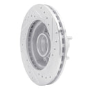 R1 98-02 Ford Ranger (USA/Canada) Front Left Drilled & Slotted Silver Brake Rotor