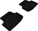 3D MAXpider 2015-2018 Volkswagen Golf Kagu 1st & 2nd Row Floormats - Black