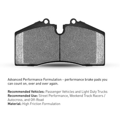 R1 2005-2023 Subaru Impreza Rear R1 Performance Sport Pads & Hardware Kit