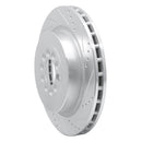 R1 03-05 Jaguar Super V8 Front & Rear Drilled & Slotted Silver Brake Rotor Set