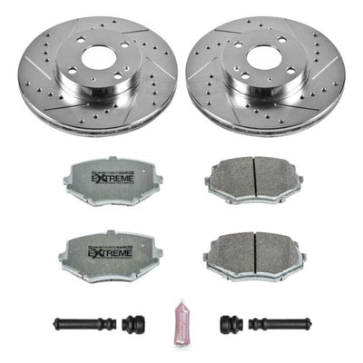 Power Stop 94-97 Mazda Miata Front & Rear Z26 Street Warrior Brake Kit