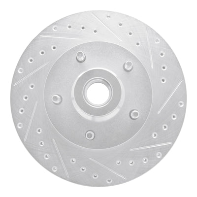 R1 03-03 Dodge Ram 1500 Van Front Right Drilled & Slotted Silver Brake Rotor