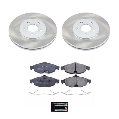 Power Stop 01-06 Dodge Stratus Front and Rear Semi-Coated Rotor Kit